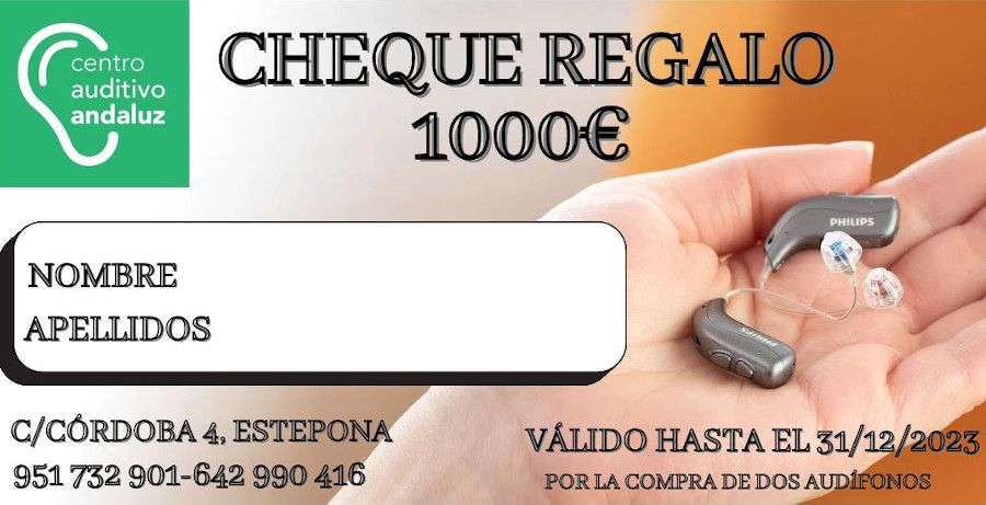 Promocion Cheque Regalo Audífonos
